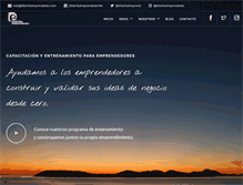 Tablet Screenshot of distritoemprendedor.com